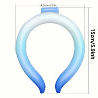 Reusable Ice Cold Neck Strap Suitable for Summer, Portable Cooling Collar Essential for Outdoor Activities, Instant Cooling Devi