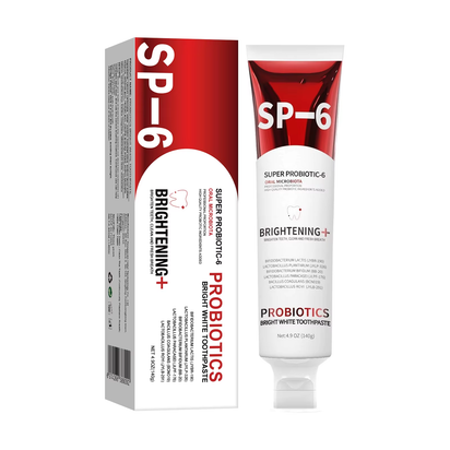 140G SP-6 Probiotic Toothpaste Whitening Tooth Remove Plaque Prevent Dental Caries Oral Hygiene Clean Fresh Breath Gum Oral Care